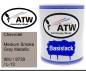 Preview: Chevrolet, Medium Smoke Gray Metallic, 90U / 9739 / L-13: 1L Lackdose, von ATW Autoteile West.